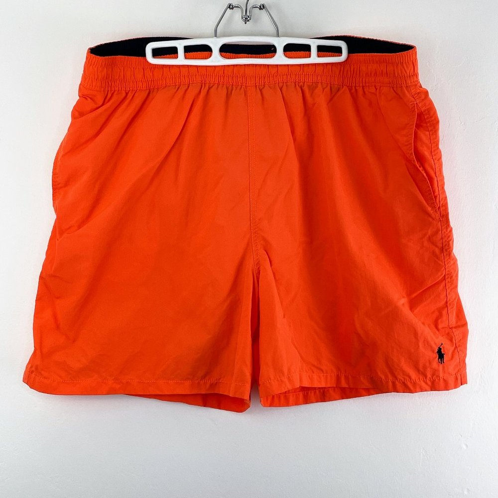 Polo By Ralph Lauren Swimwear Orange Swim Trunks Size: 2XB BIG